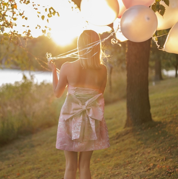 Like New Melty Kisses Bow Mini-dress in Pink - Picture 4 of 6